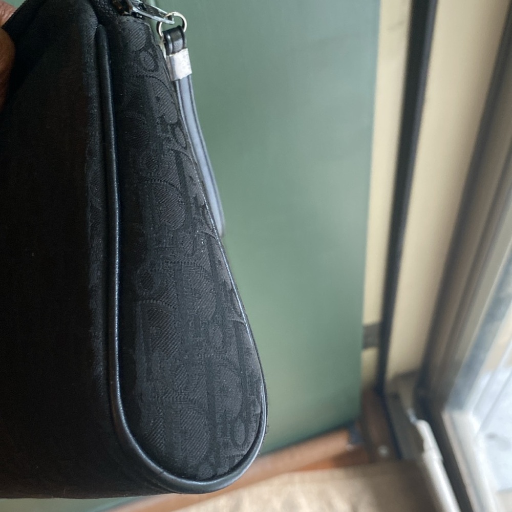 Dior Black Vintage Monogram Clutch and Keyholder EUC - Picture 7 of 16